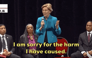 Elizabeth Warren Apology GIF