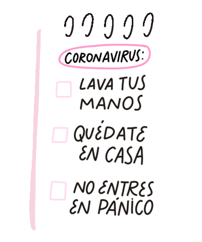 Corona Virus Sticker by Mari Briceno
