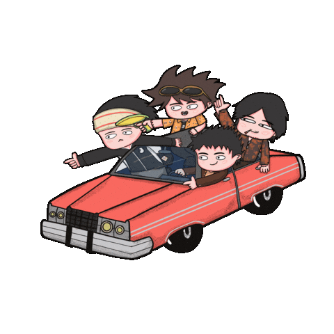 Car Banana Sticker by Sukrin