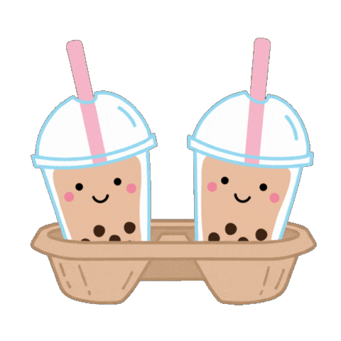 Twinning Bubble Tea Sticker by theweebean