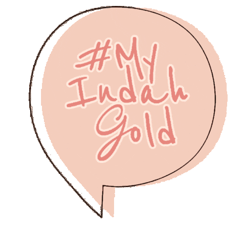 Indahgold Sticker