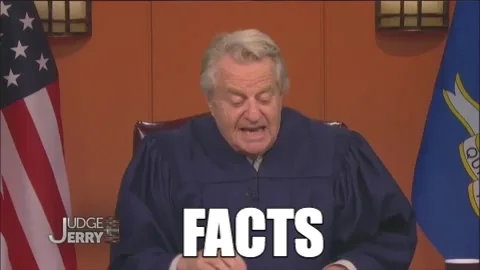 Facts GIF by Judge Jerry