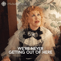 Never Getting Out Schitts Creek GIF by CBC