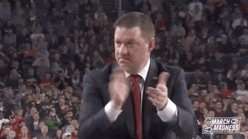 College Basketball Applause GIF by NCAA March Madness