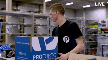 Proforto package warehouse inpakken ingepakt GIF