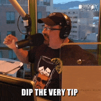 Tip Dip It GIF by The Woody Show
