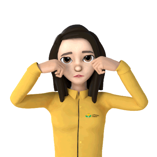 Sad Cry Sticker by Petrokimia Gresik