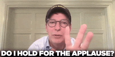Sean Hayes Applause GIF by Team Coco