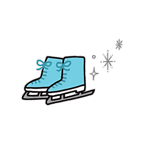 Winter Figure Skater Sticker by adultsskatetoo