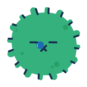 Coronavirus Sticker