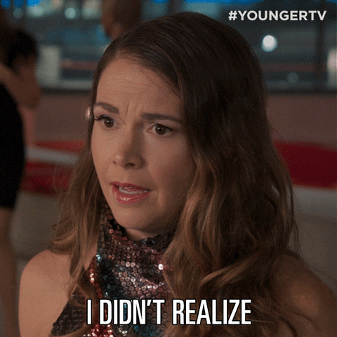 I Didnt Know Tv Land GIF by YoungerTV