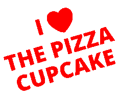 Pizza Cupcake Sticker by carmenpatii