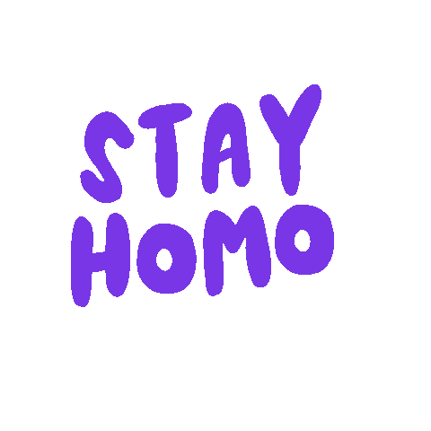 Stay Home Gay Pride Sticker by SHOPPASSIONFRUIT