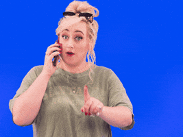Hold On Phone GIF by Brittany Broski
