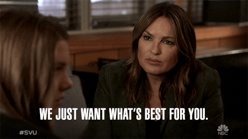 Parents We Just Want Whats Best For You GIF by Law & Order - Find & Share on GIPHY
