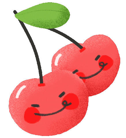 Emoji Cherry Sticker by Katko’s on duty