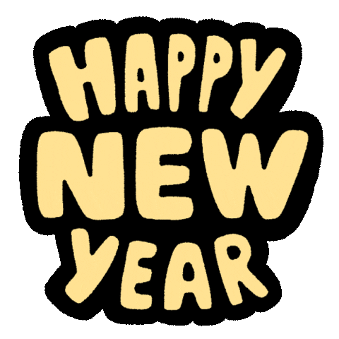 Happy New Year Sticker By Kennysgif