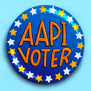 AAPI Voter button