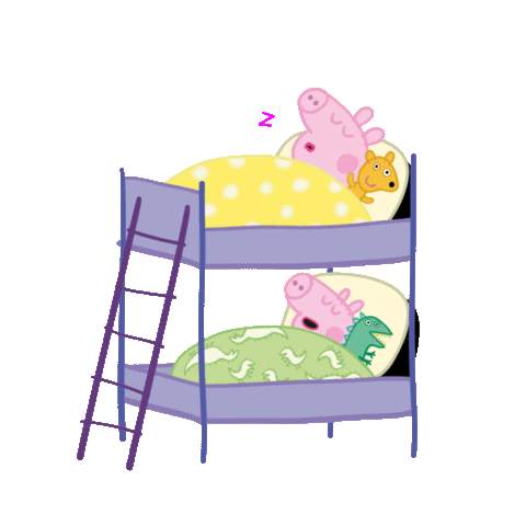 Tired Sleep Tight Sticker by Peppa Pig