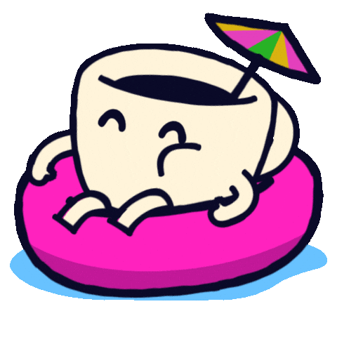 Relax Cup Sticker by Joje Sanchez