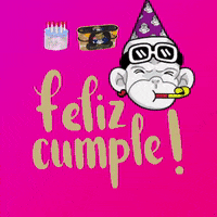 Feliz Cumple Spanish GIF by Titounis - Find & Share on GIPHY