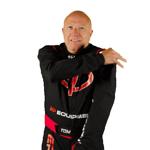 Calling Tom Coronel Sticker by Equipment 4 U