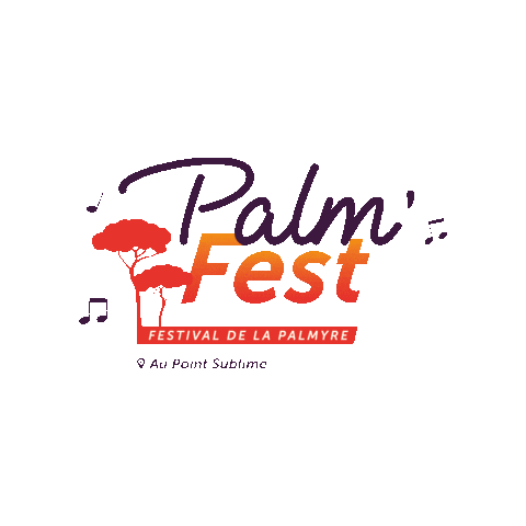 PalmFest Sticker