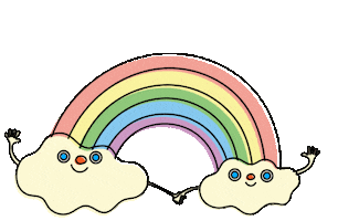 Rainbow Cloud Sticker by dadway