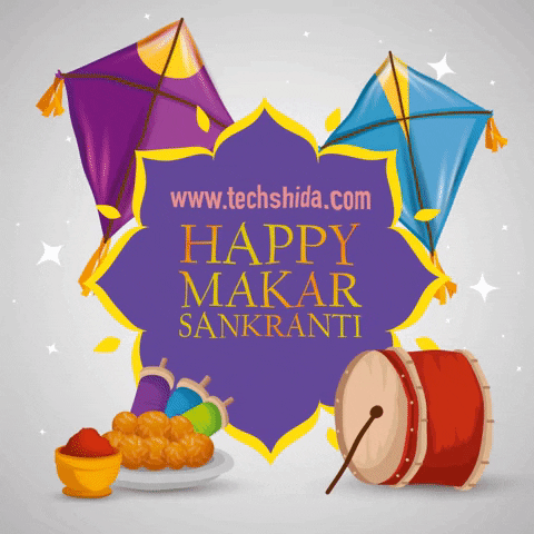 Makar Sankranti Kite GIF by techshida - Find & Share on GIPHY