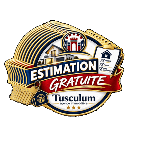 Real Estate Immobilier Sticker by Tusculum Immobilière