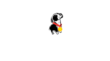 Dog Alum Sticker by SSR