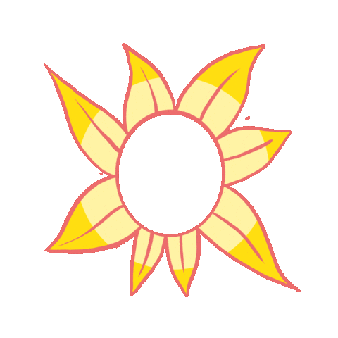 Flower Sun Sticker