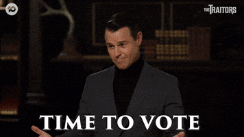 Vote Now Rodger Corser GIF by The Traitors Australia