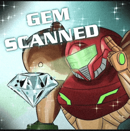 Samus Aran Gem GIF
