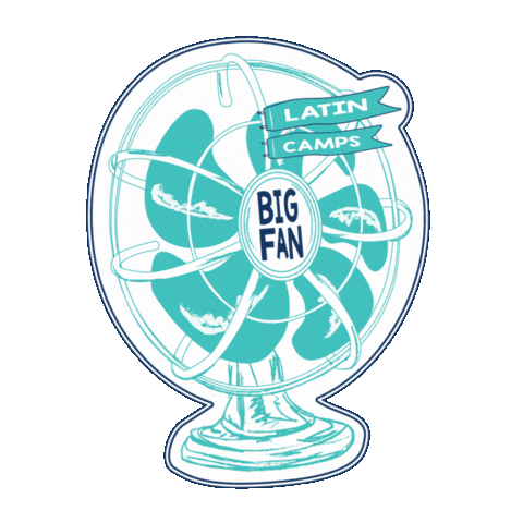 Big Fan Cls Sticker by Latin Camps