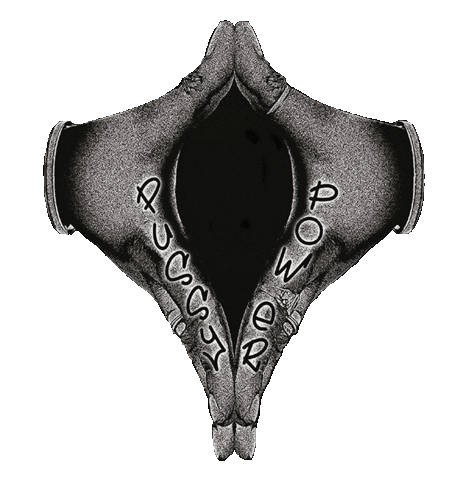 Tattoo Pussy Power Sticker by Heavenly Recordings