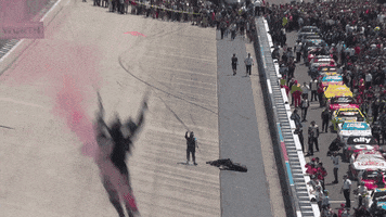 Racing Parachute GIF by NASCAR
