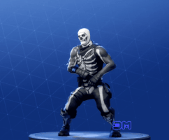 skull trooper happy dance GIF