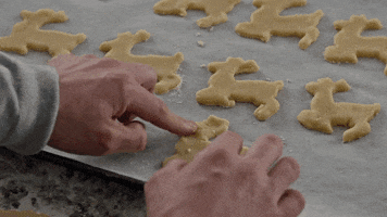 Baking Christmas Cookies GIF by Hallmark Mystery