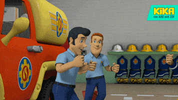 happy fireman sam GIF by KiKA