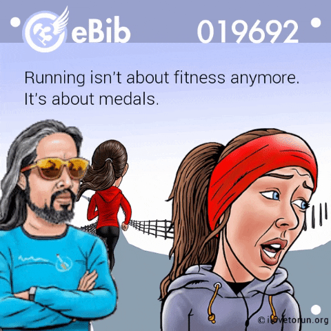 Running Humor GIF by eBibs