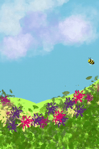 Flower Bee GIF