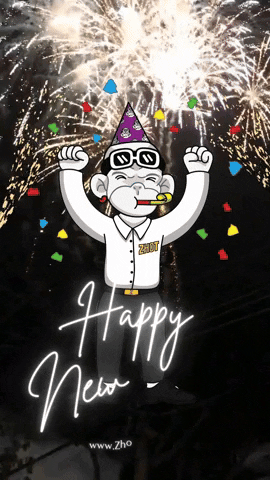 Happy New Year Celebration GIF by Zhot Shop