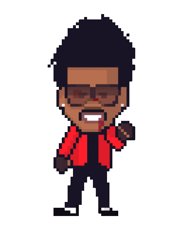 The Weeknd Dance Sticker by Ali Graham