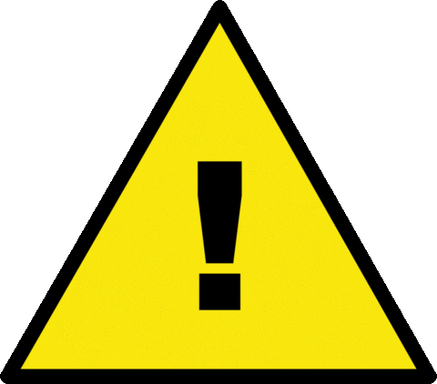 Warning Sticker for iOS & Android | GIPHY