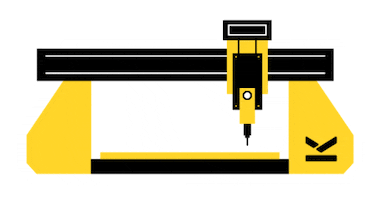 Wood Cnc Sticker by Franco Avila Aviles