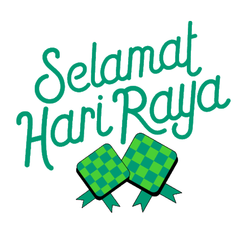 Raya Ketupat Sticker by Loka Made