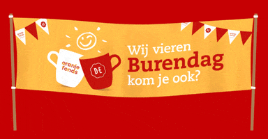 Douwe Egberts Banner GIF by Oranje Fonds