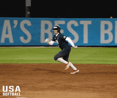 Team Usa Running GIF by USA Softball