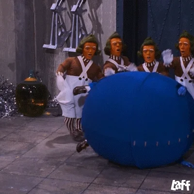 Rolling Willy Wonka GIF by Laff